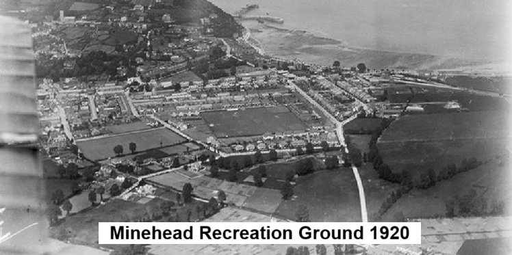Minehead - Recreation ground : Image credit Britain from above